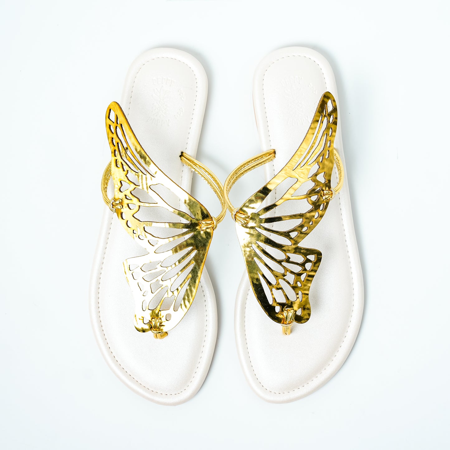 Butterfly Wings Flats - Golden